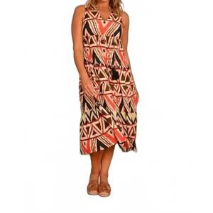 NEW RUBYYAYA dana midi dress in brown